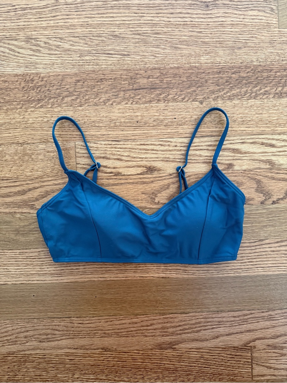 Summersalt Teal Seaweed Wanderlust Bikini Top Size 4 Swim